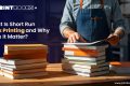 Short Run Book Printing Short Run Book Printing